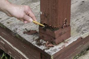 porch post repair northern virginia